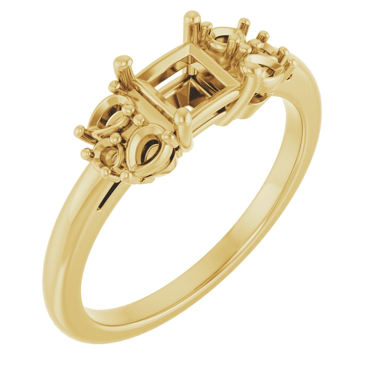Accented Engagement Ring