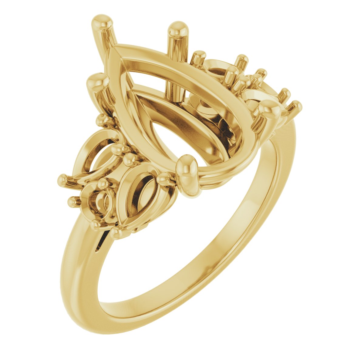 Accented Engagement Ring