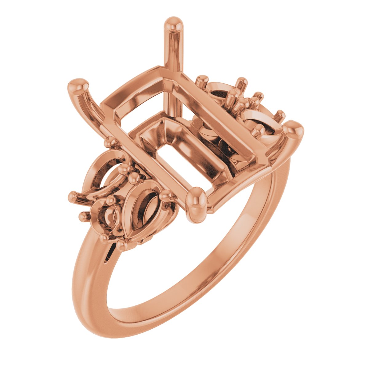 Accented Engagement Ring