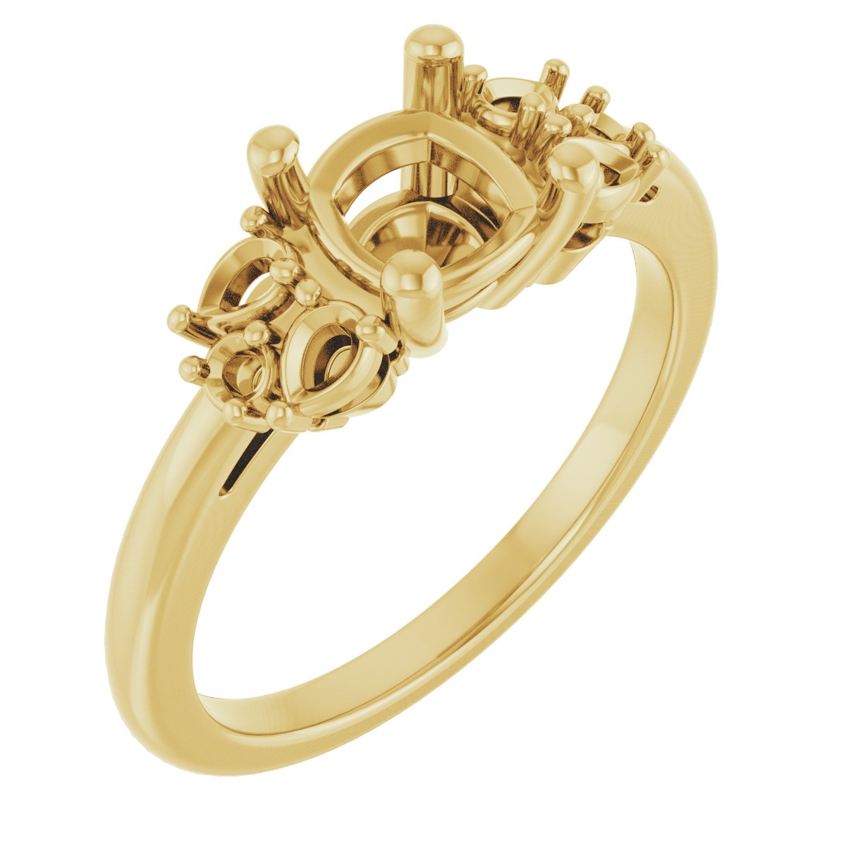 Accented Engagement Ring