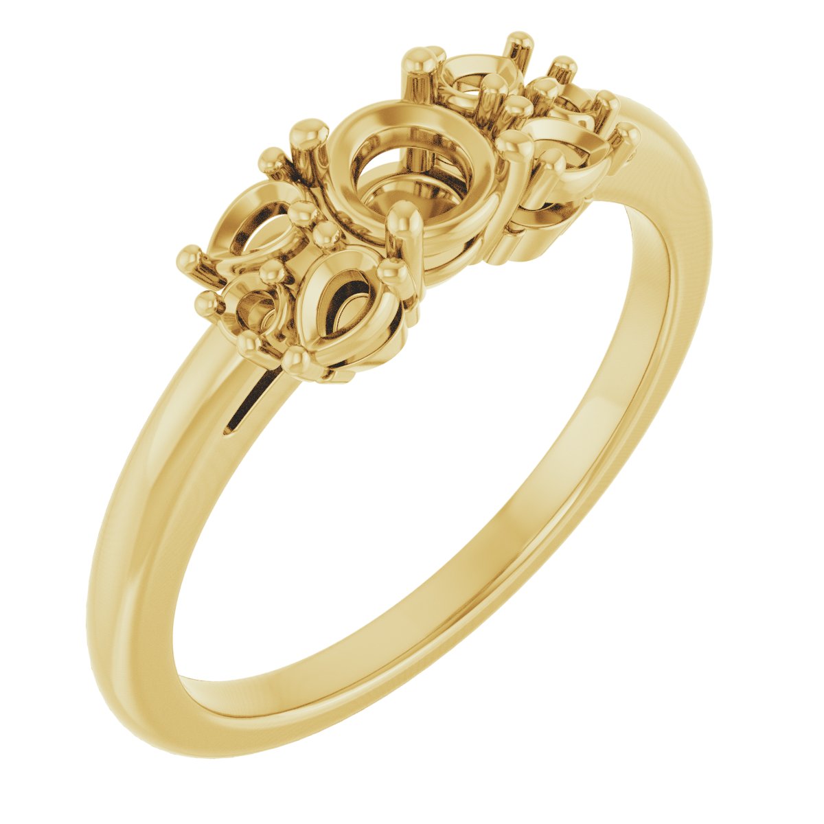 Accented Engagement Ring