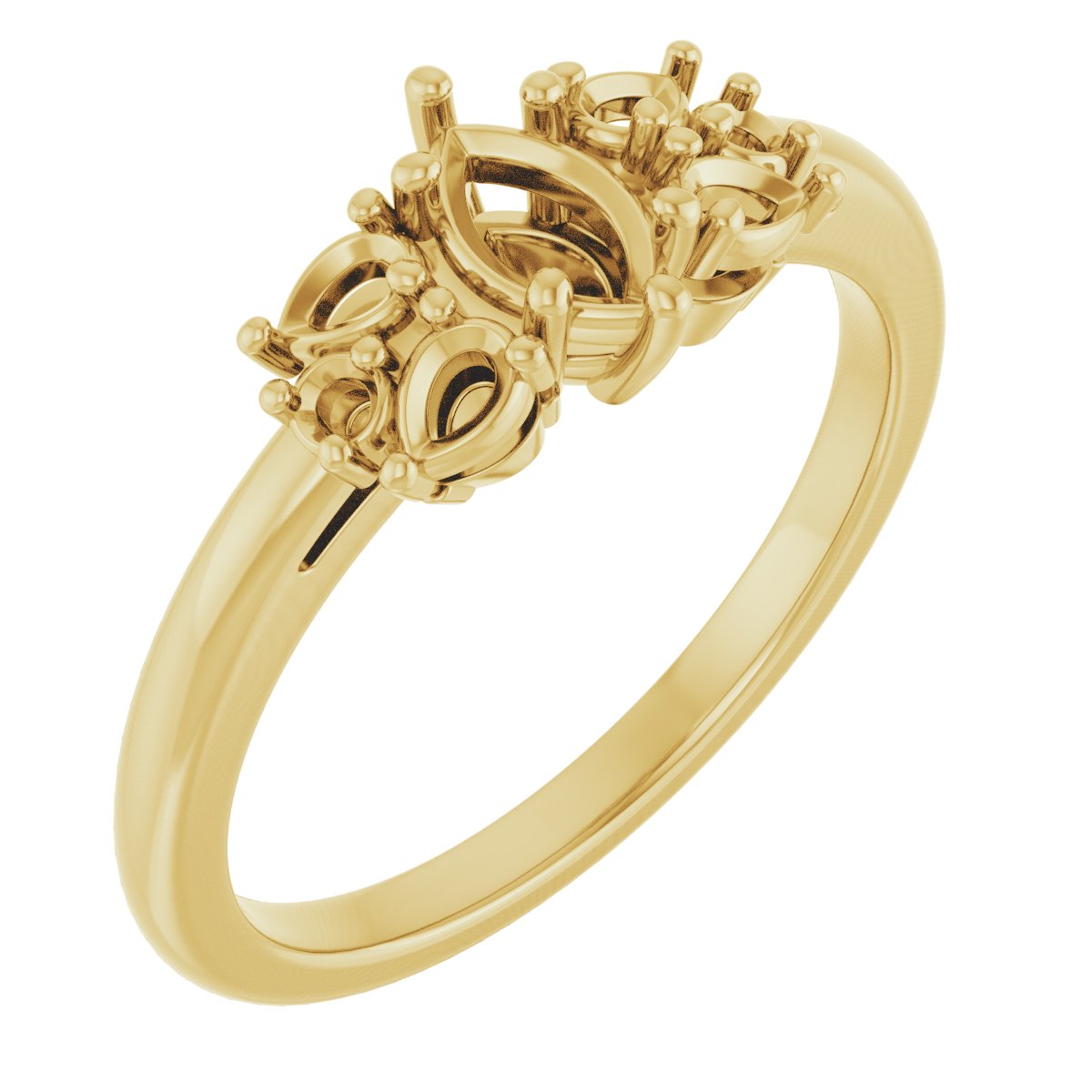 Accented Engagement Ring