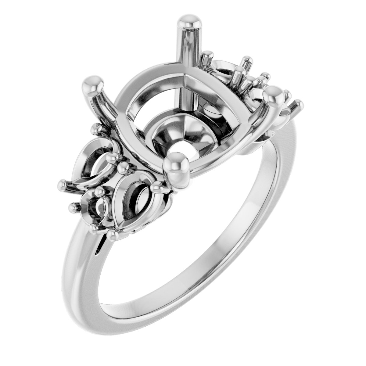 Accented Engagement Ring
