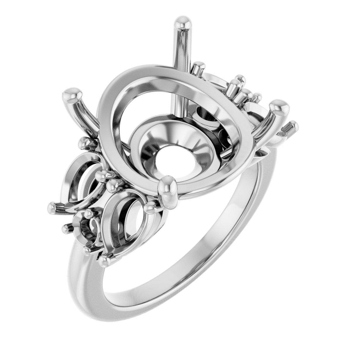 Accented Engagement Ring