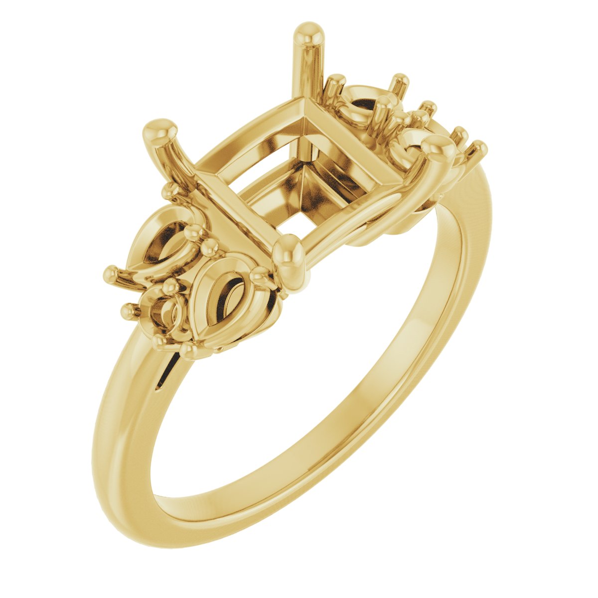 Accented Engagement Ring