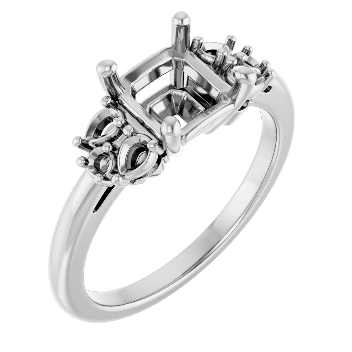 Accented Engagement Ring