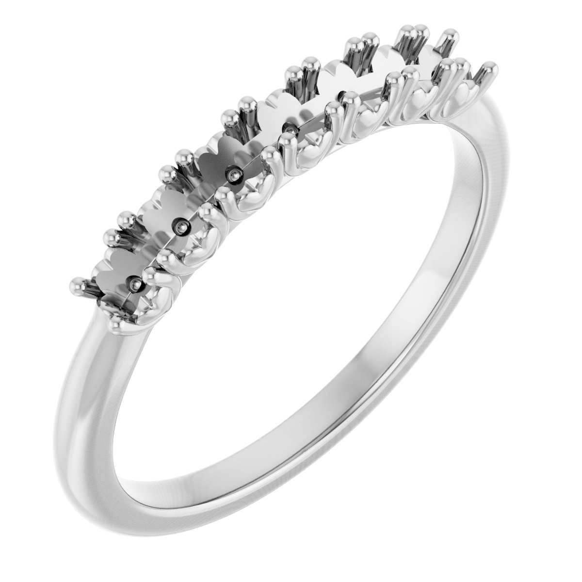Seven-Stone Hidden Heart Anniversary Band