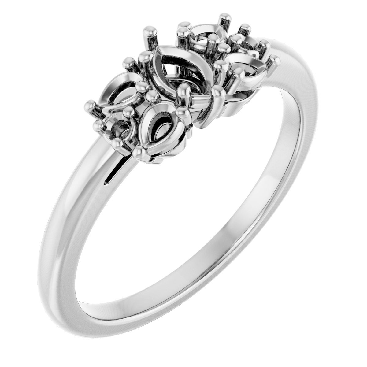 Accented Engagement Ring