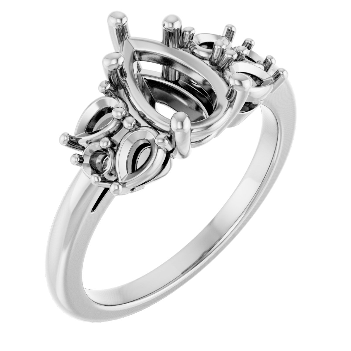 Accented Engagement Ring