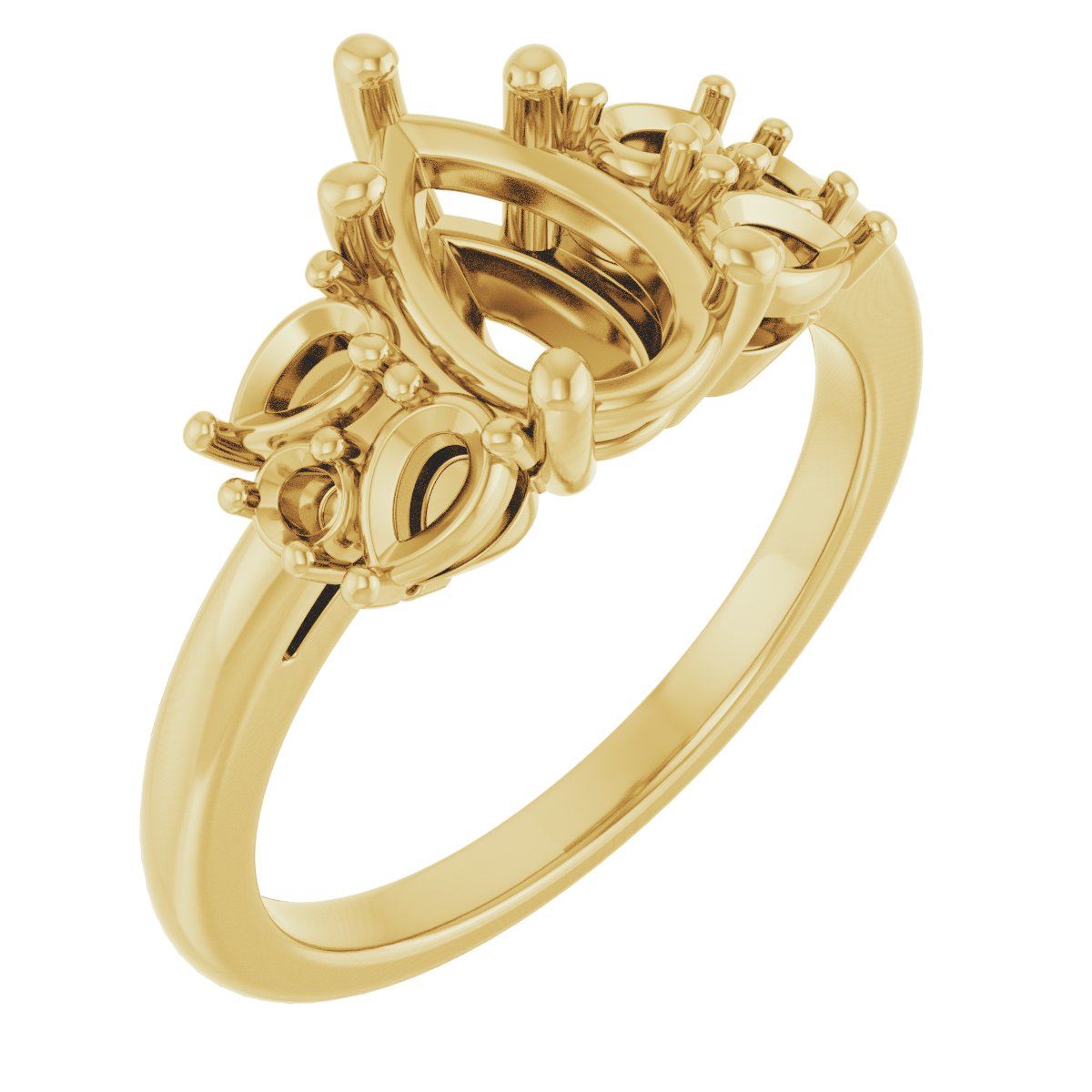 Accented Engagement Ring