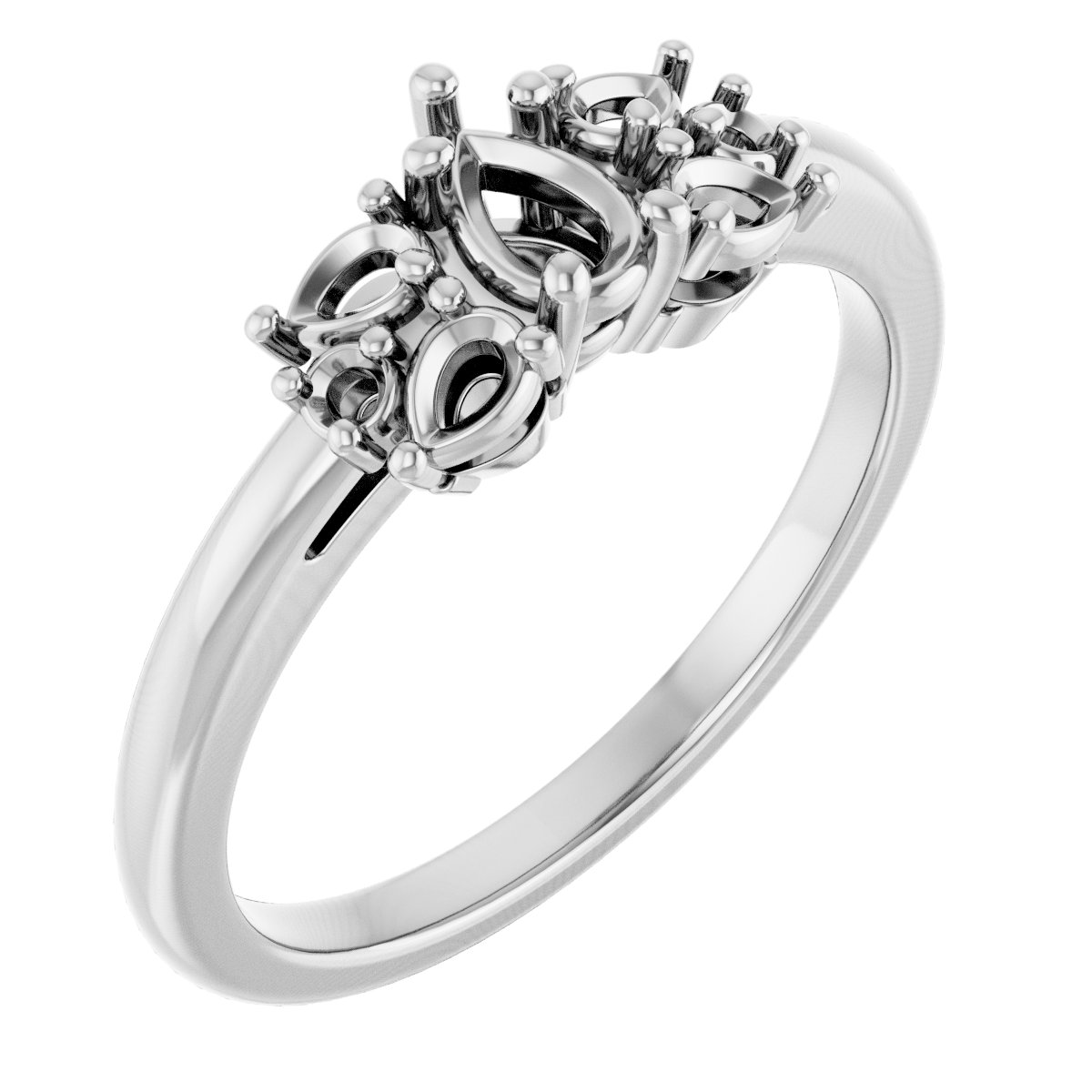 Accented Engagement Ring