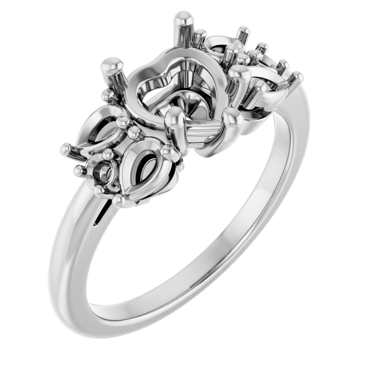 Accented Engagement Ring