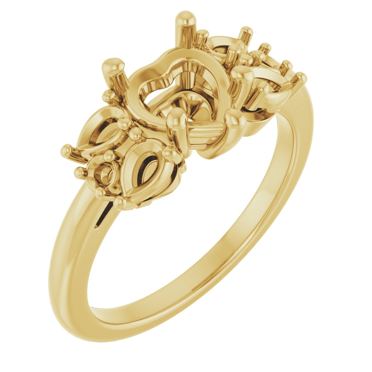 Accented Engagement Ring