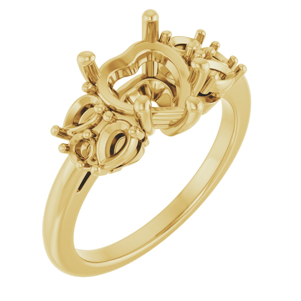 Accented Engagement Ring