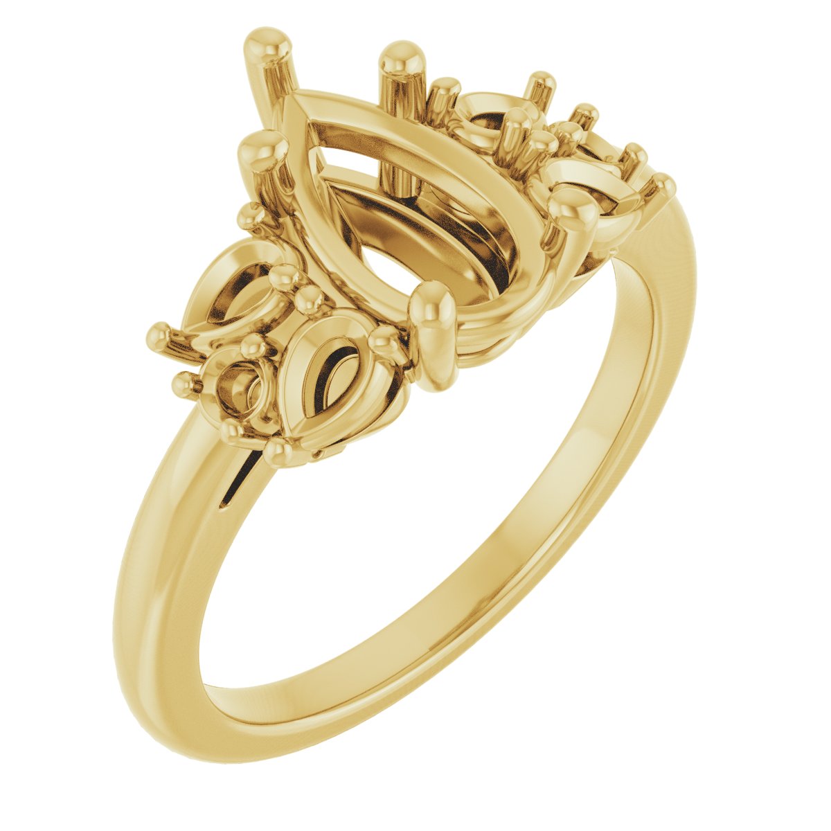 Accented Engagement Ring