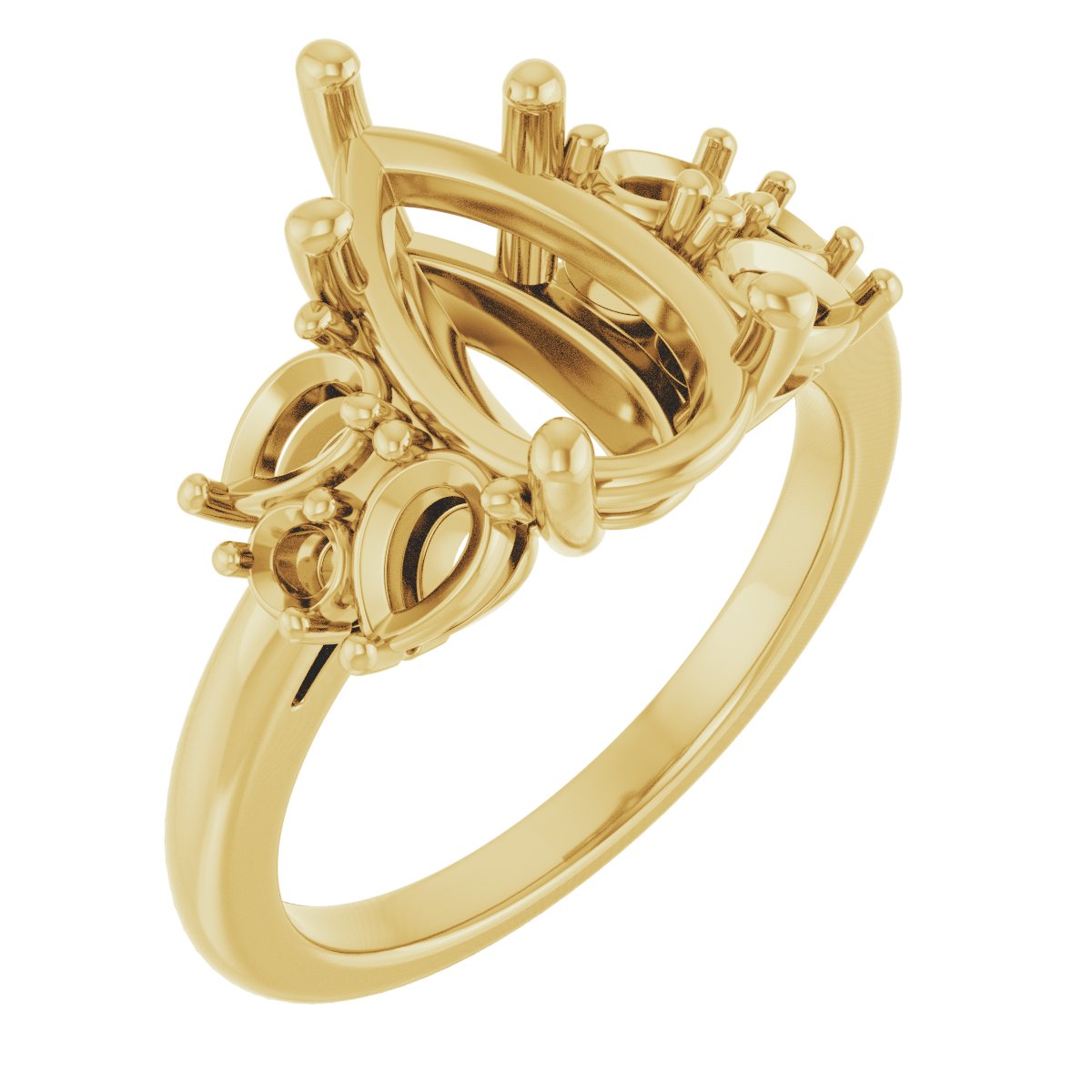 Accented Engagement Ring