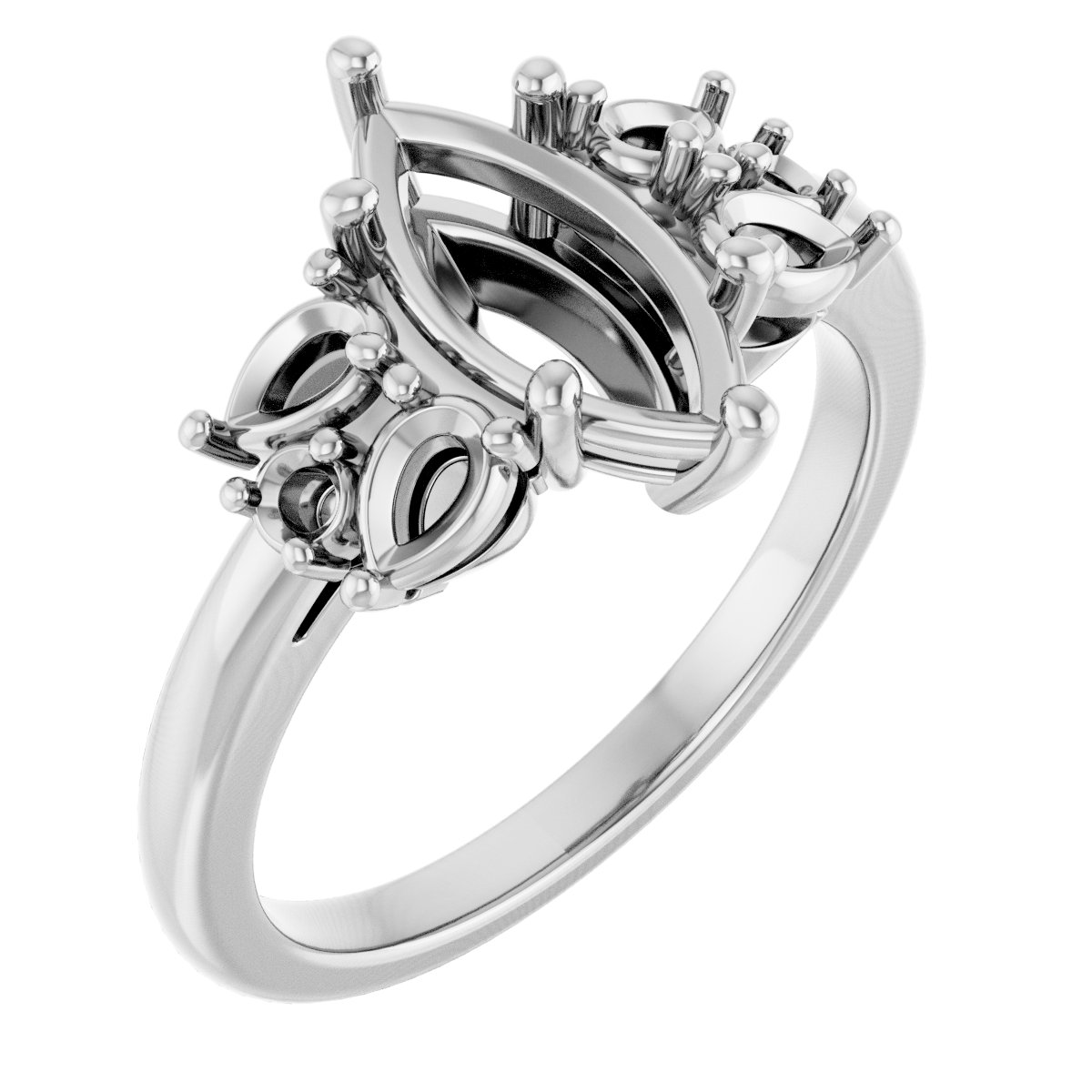 Accented Engagement Ring