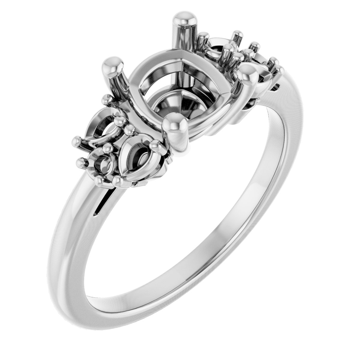 Accented Engagement Ring