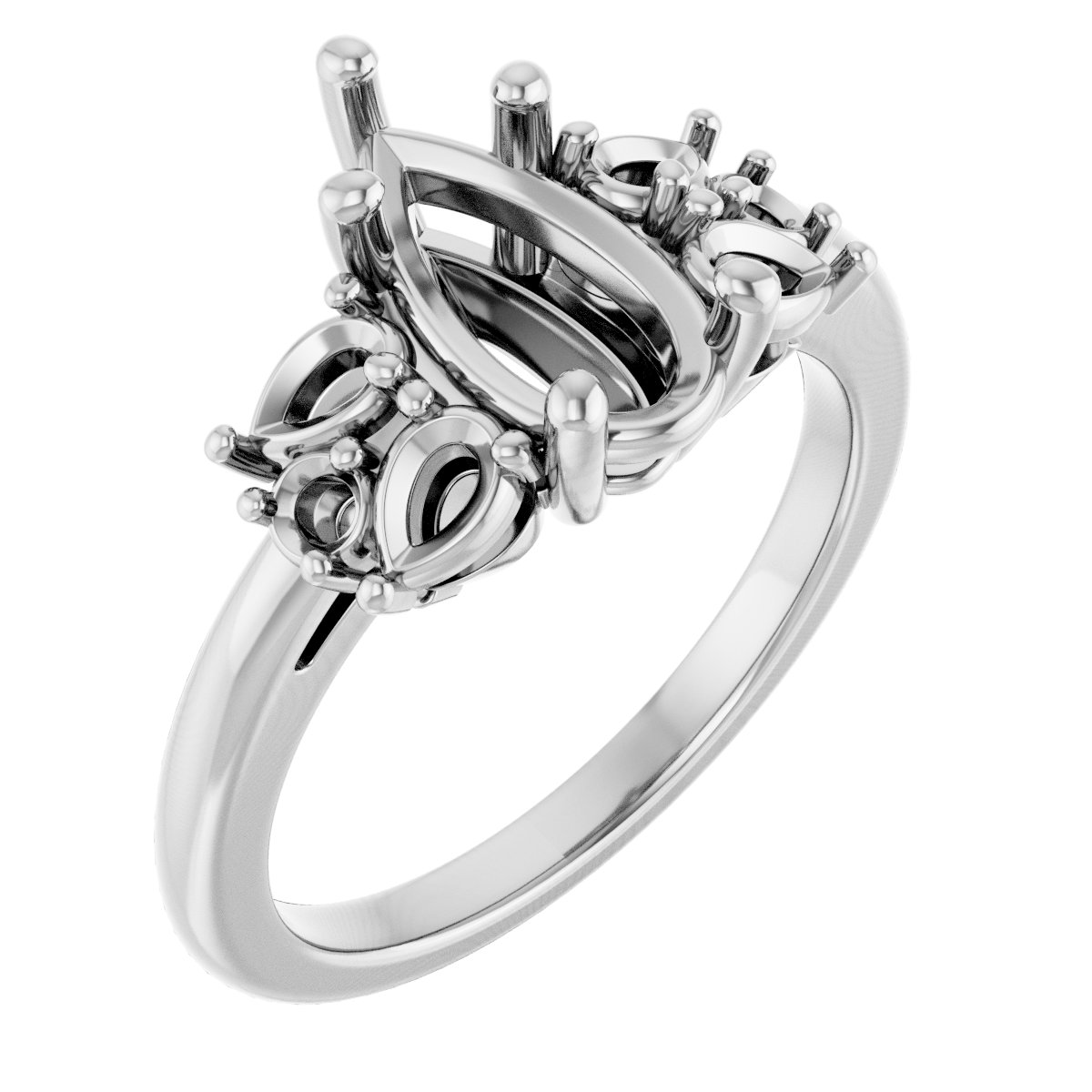 Accented Engagement Ring