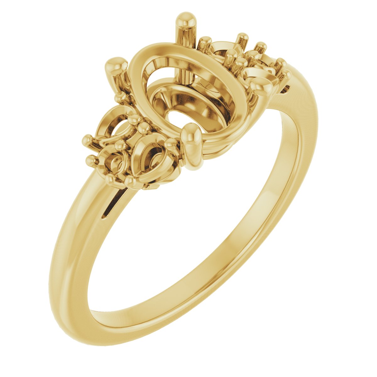 Accented Engagement Ring