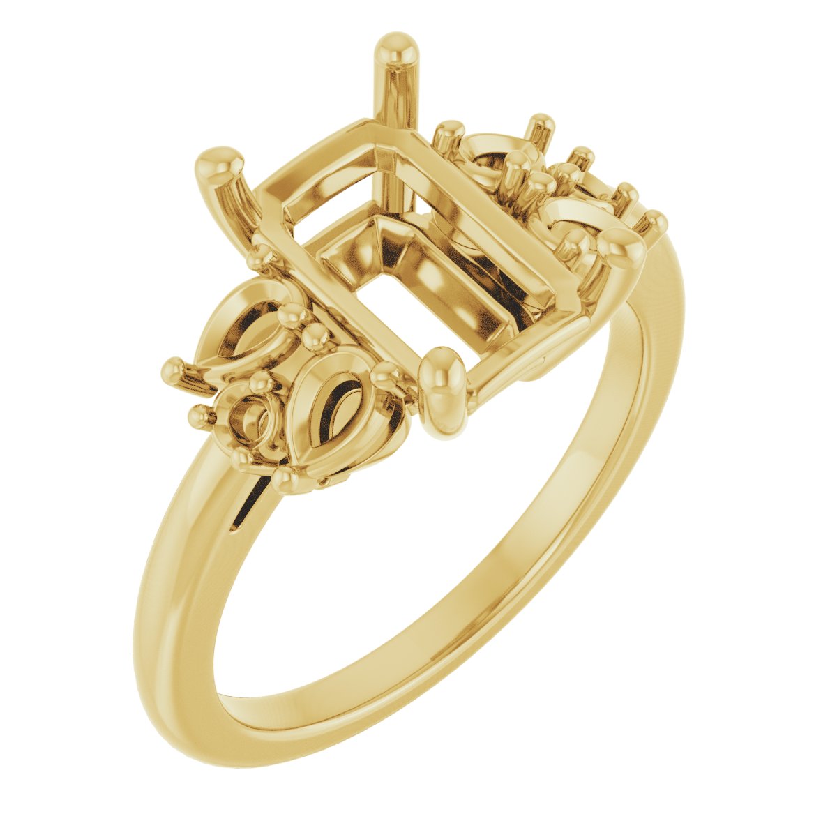 Accented Engagement Ring