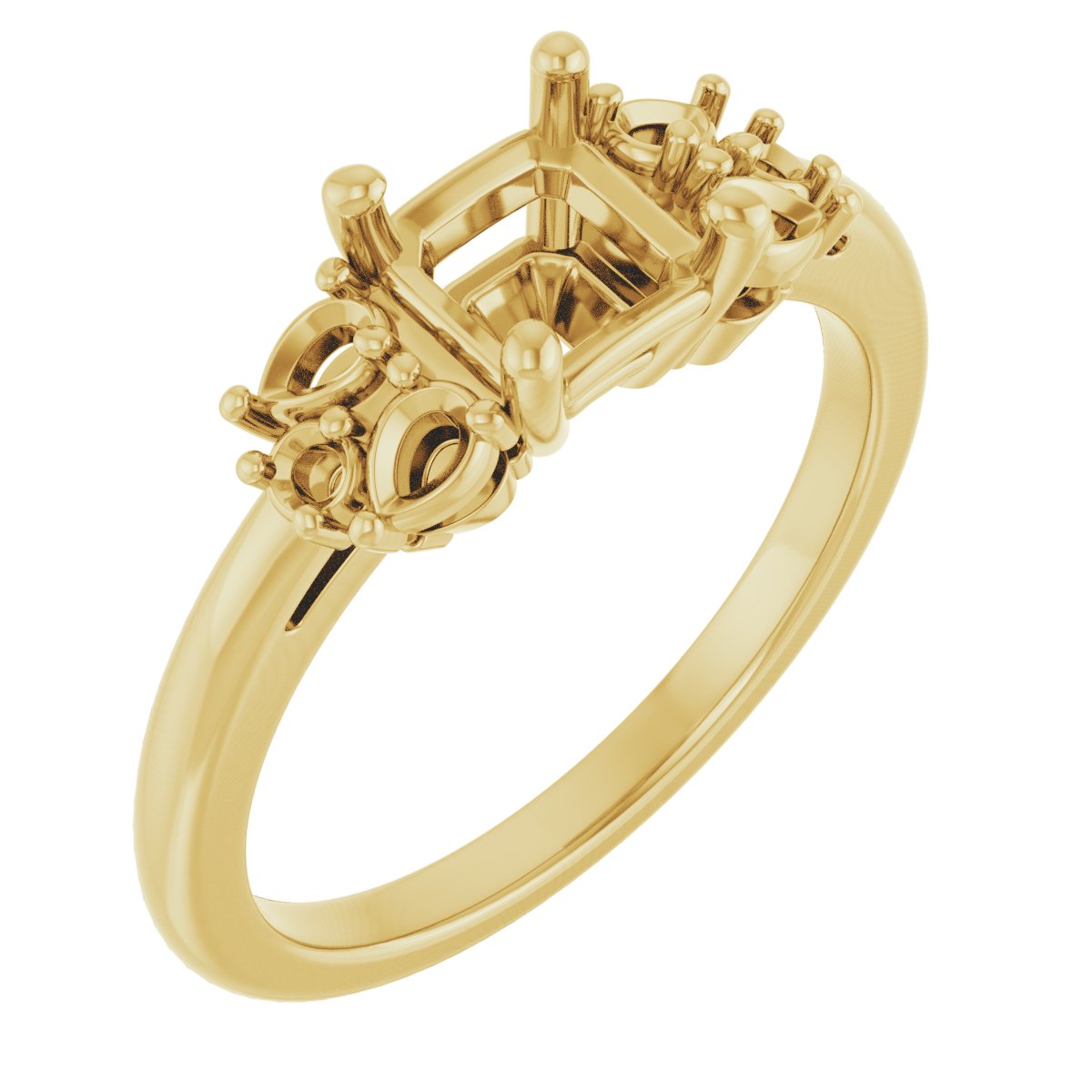 Accented Engagement Ring