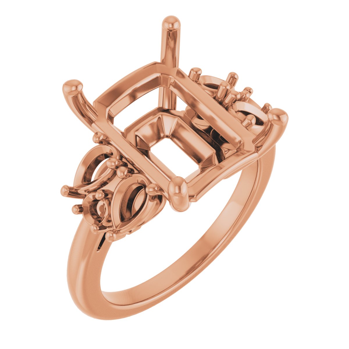 Accented Engagement Ring