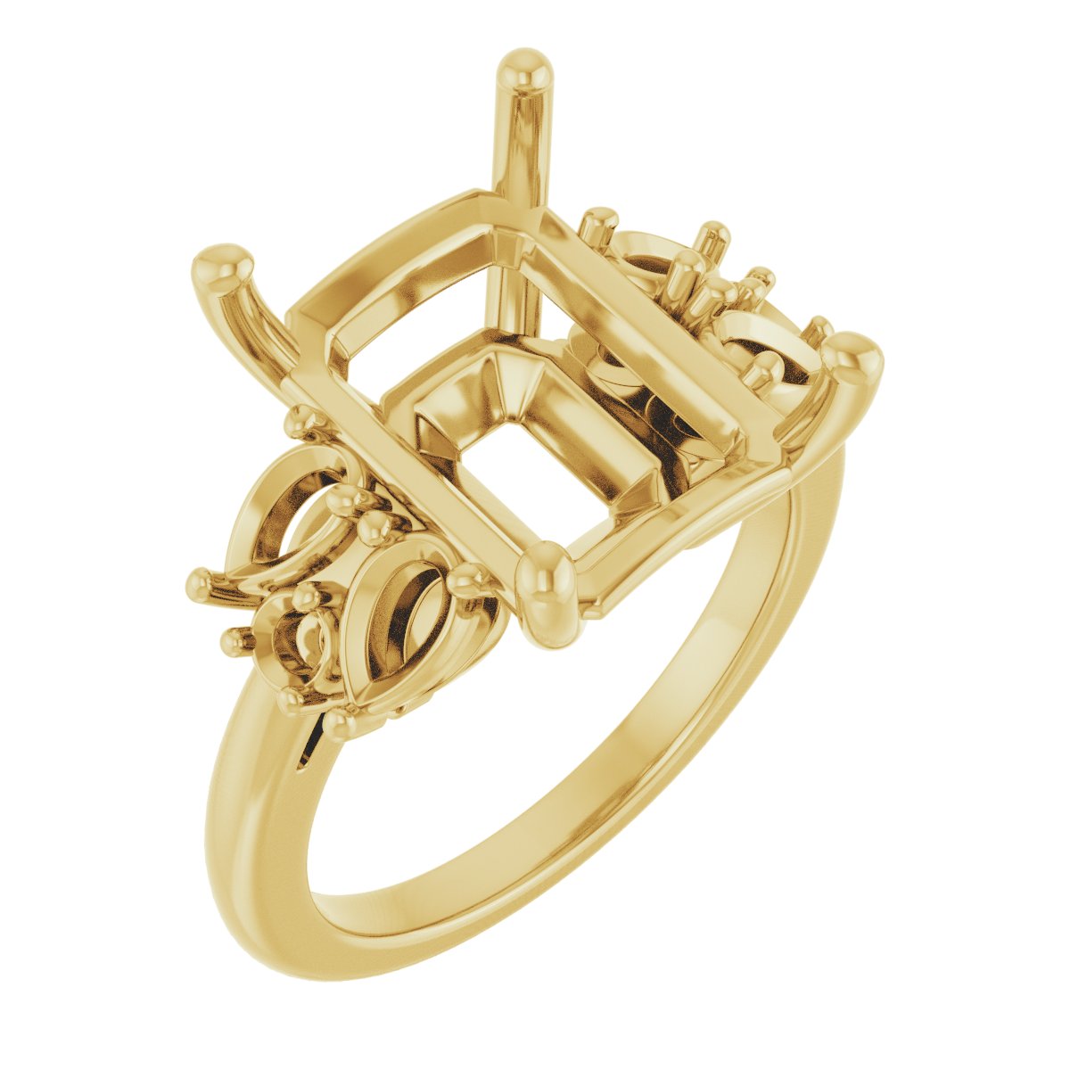 Accented Engagement Ring