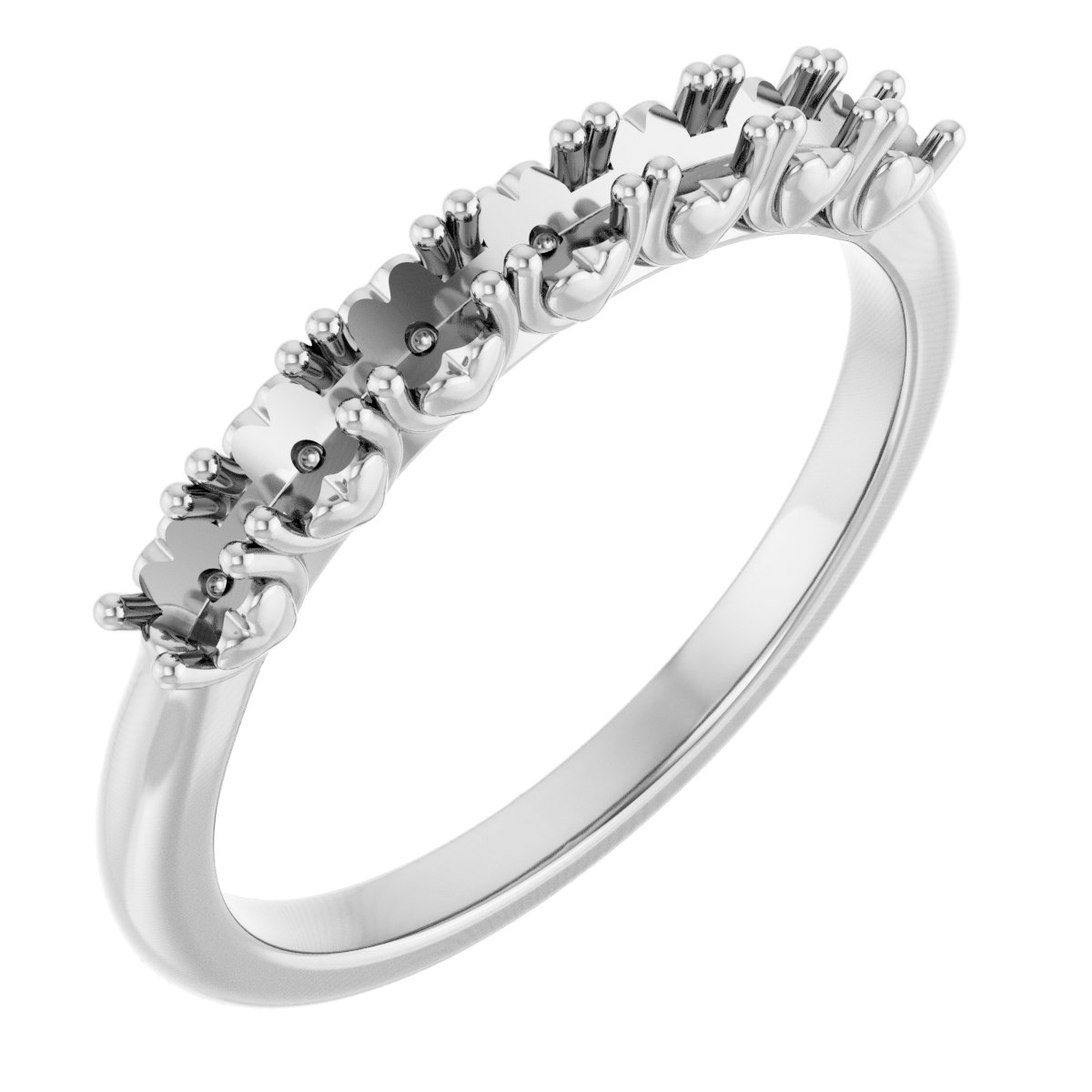 Seven-Stone Hidden Heart Anniversary Band