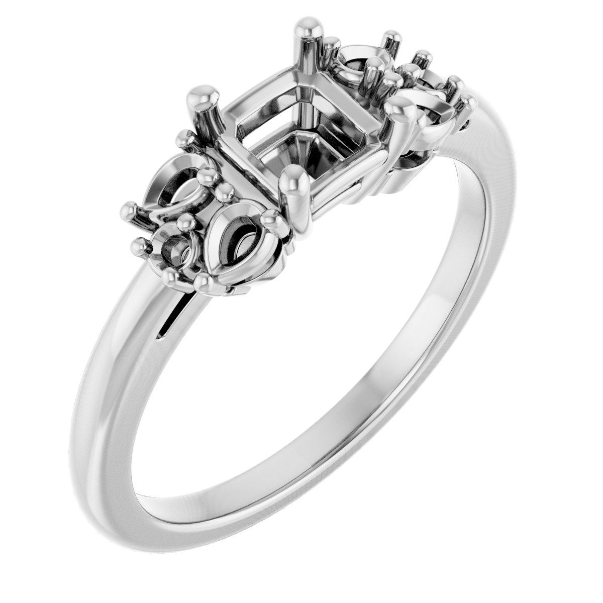 Accented Engagement Ring