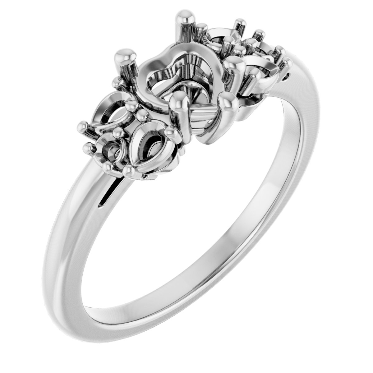 Accented Engagement Ring