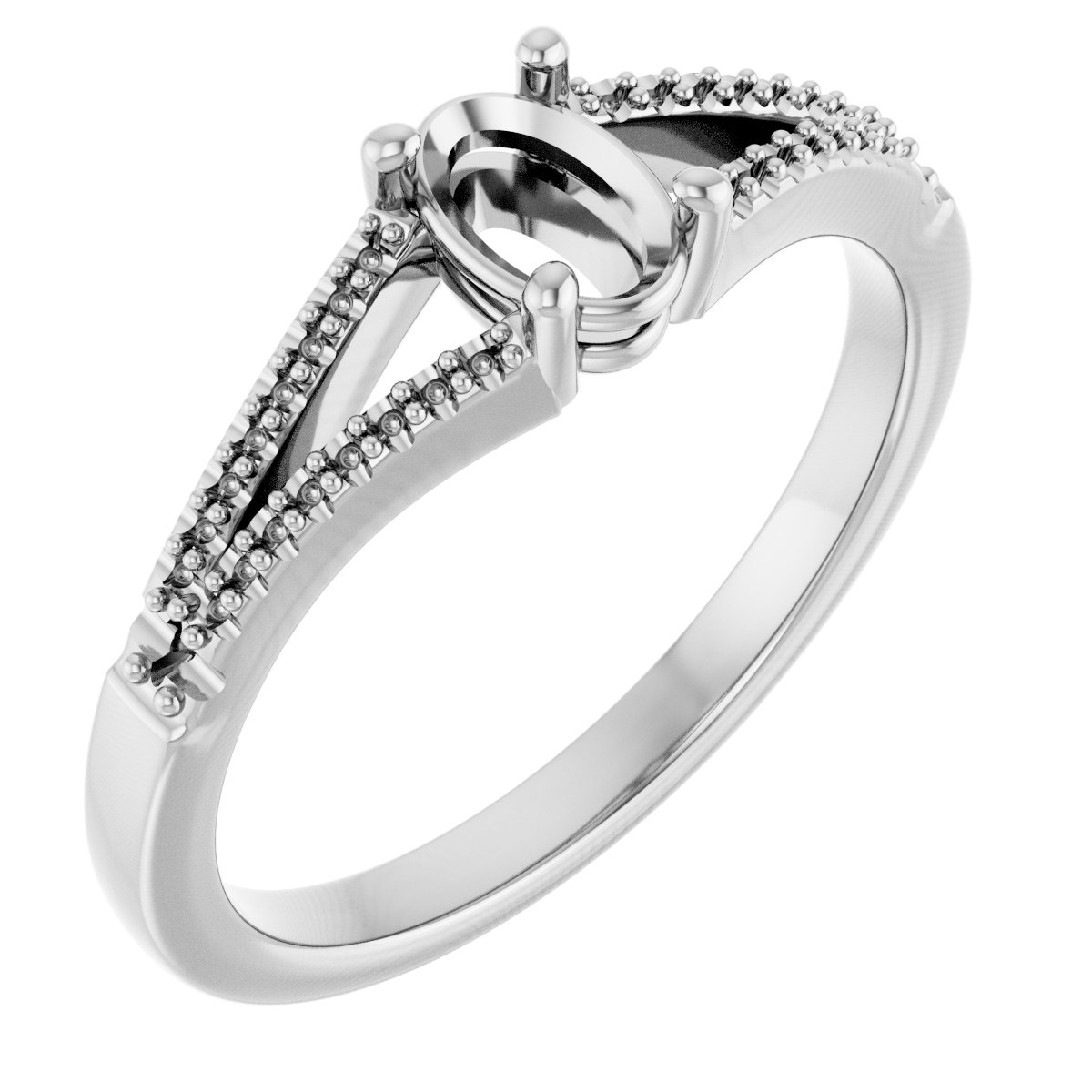 14k White Gold
