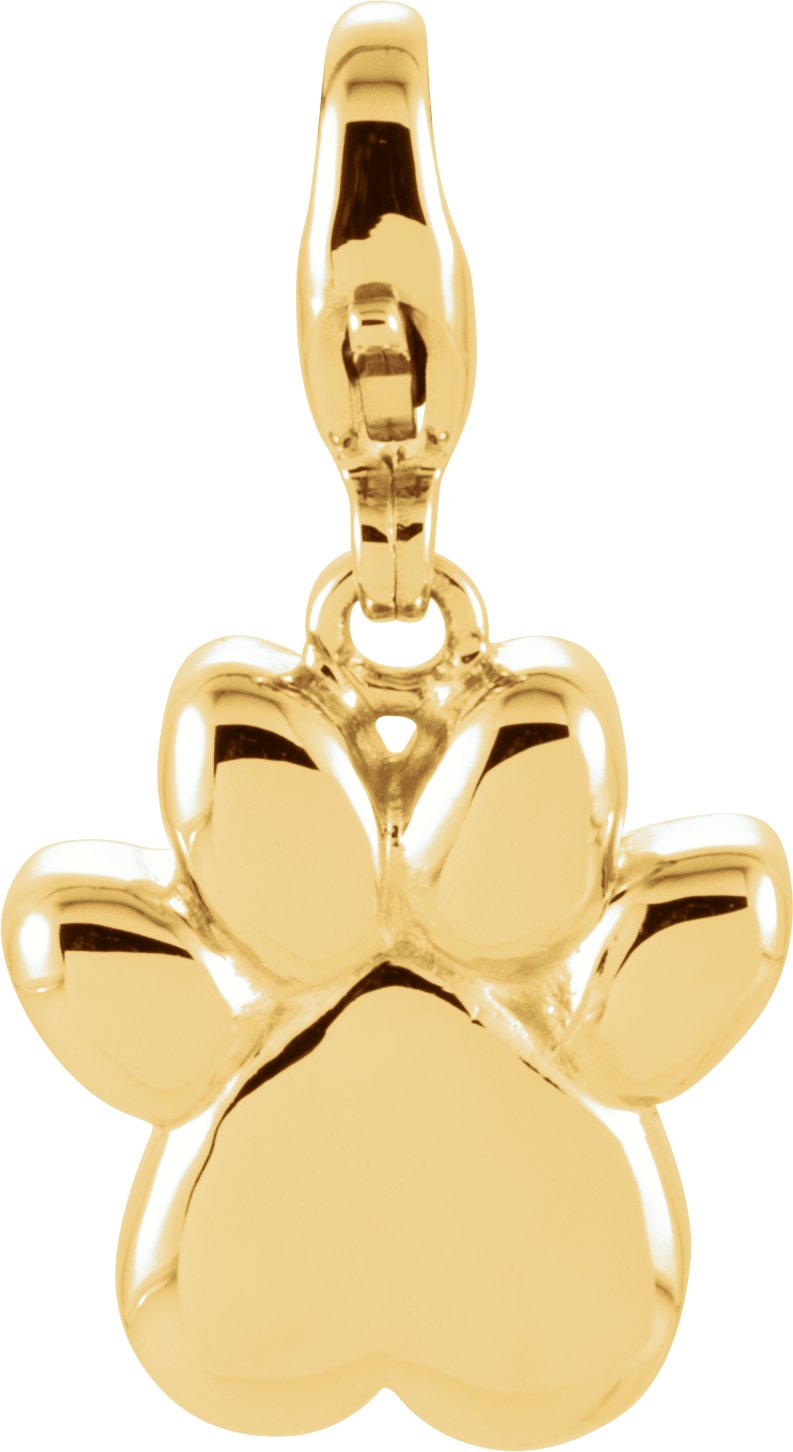 Charming Animals® Paw Print Charm/Pendant