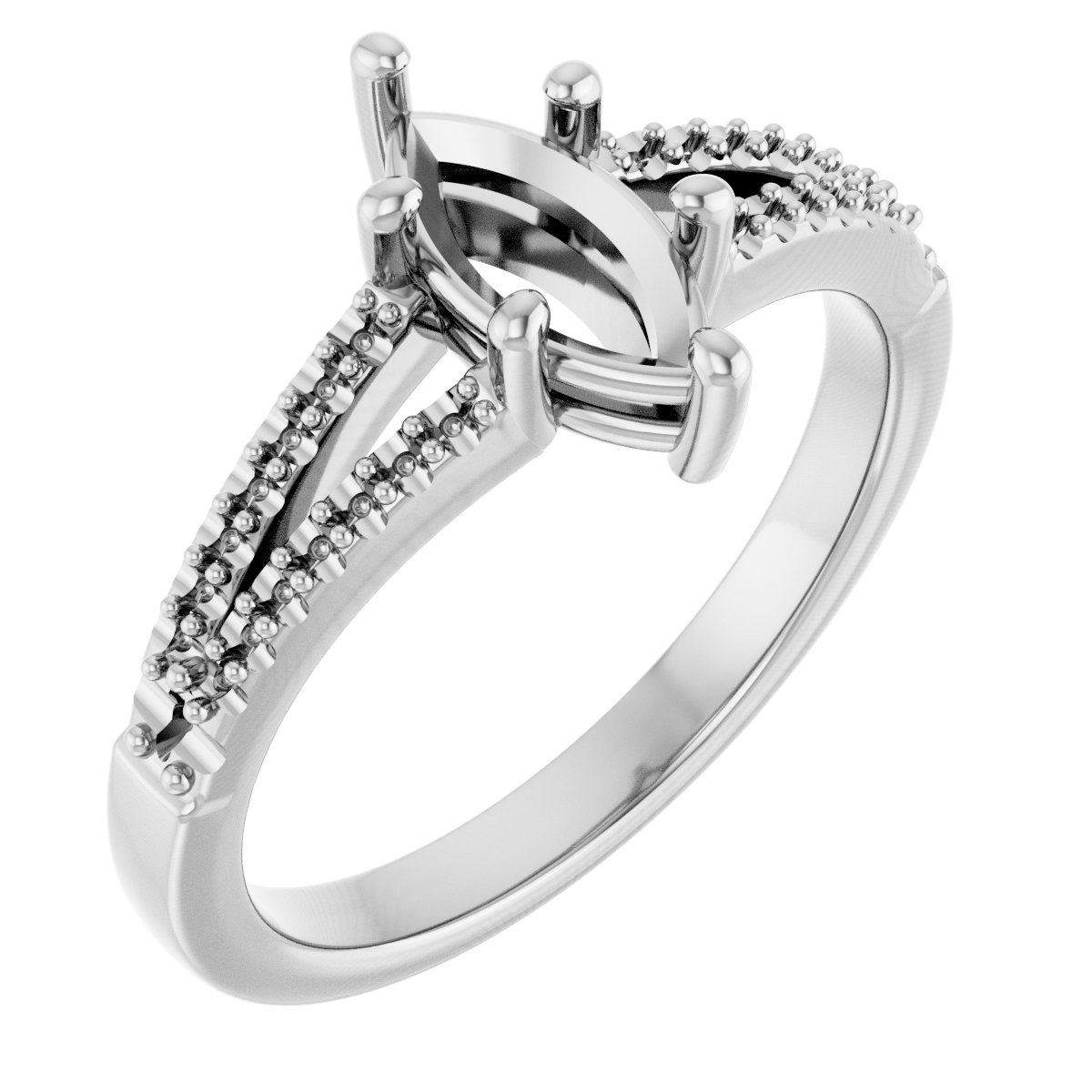 Split-Shank Ring
