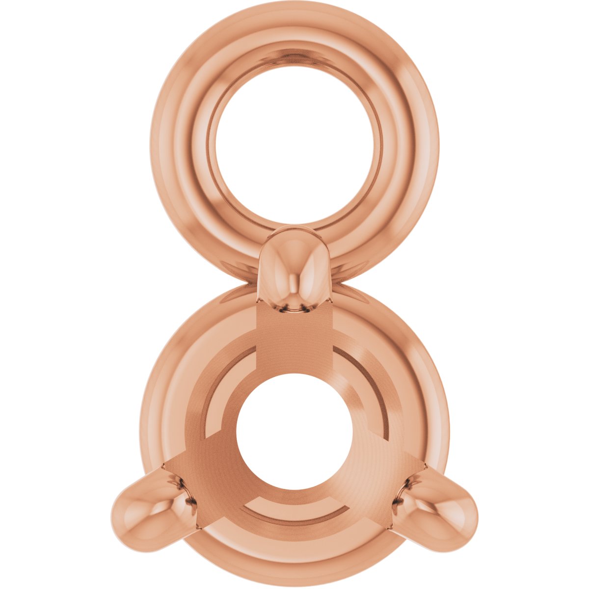 Round 4-Prong Basket Dangle