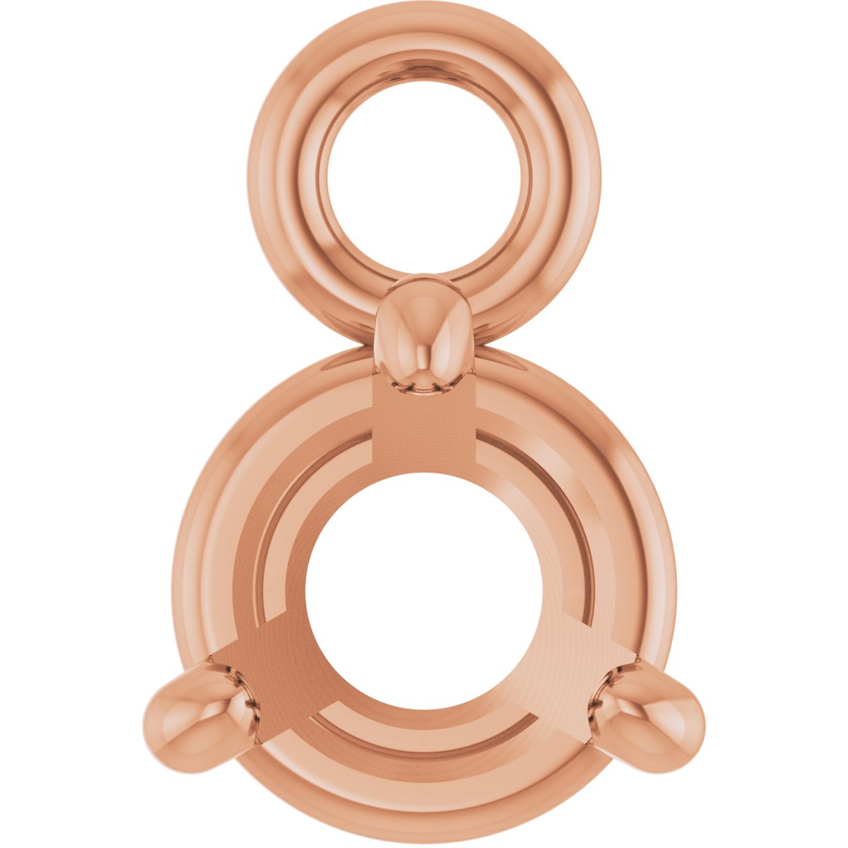 Round 4-Prong Basket Dangle