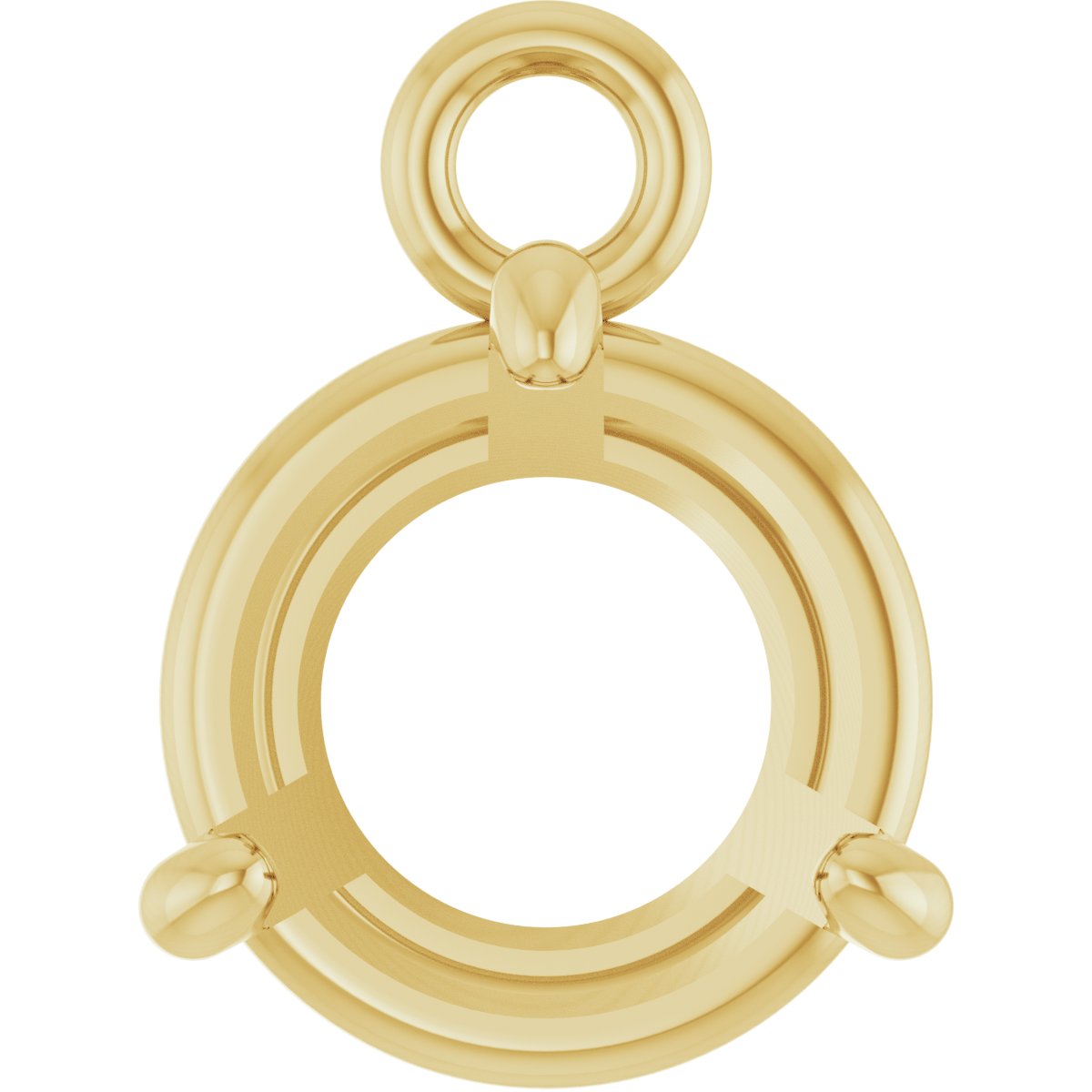 Round 4-Prong Basket Dangle
