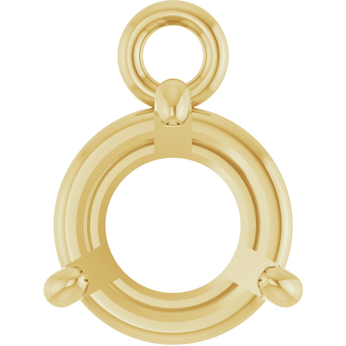 Round 4-Prong Basket Dangle