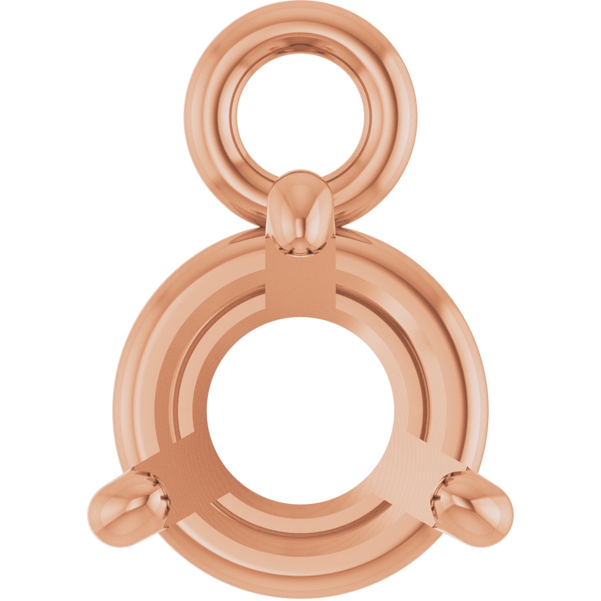 Round 4-Prong Basket Dangle