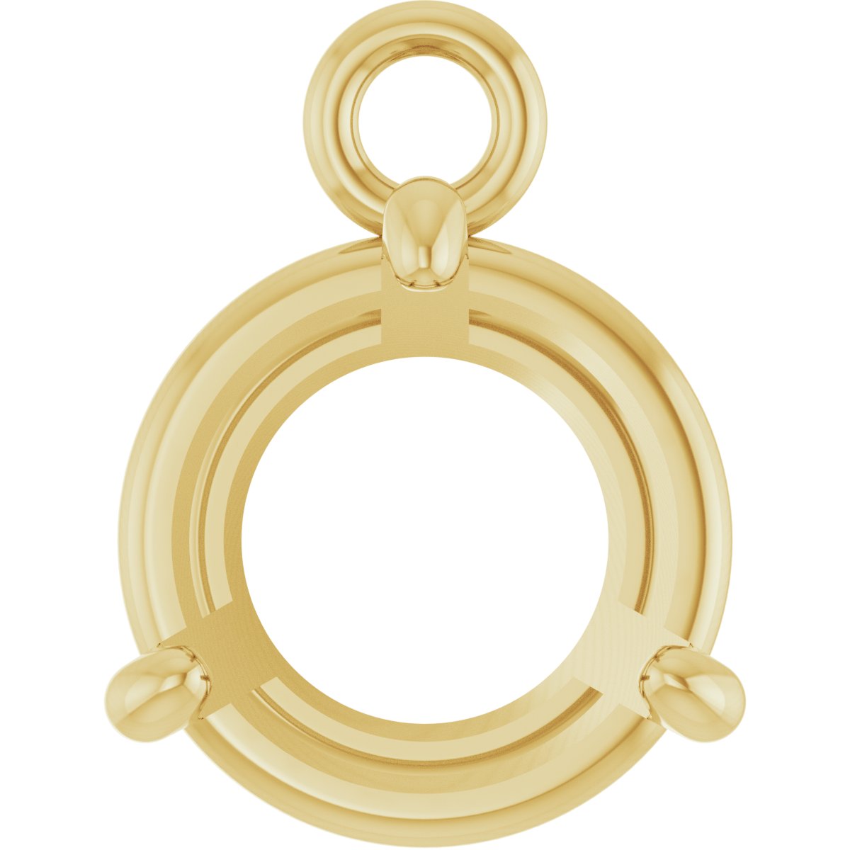 Round 4-Prong Basket Dangle