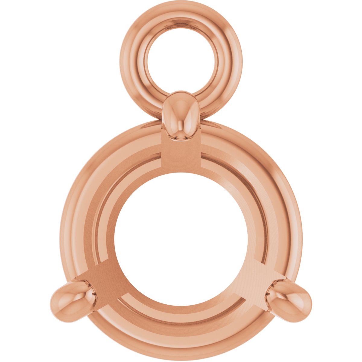 Round 4-Prong Basket Dangle