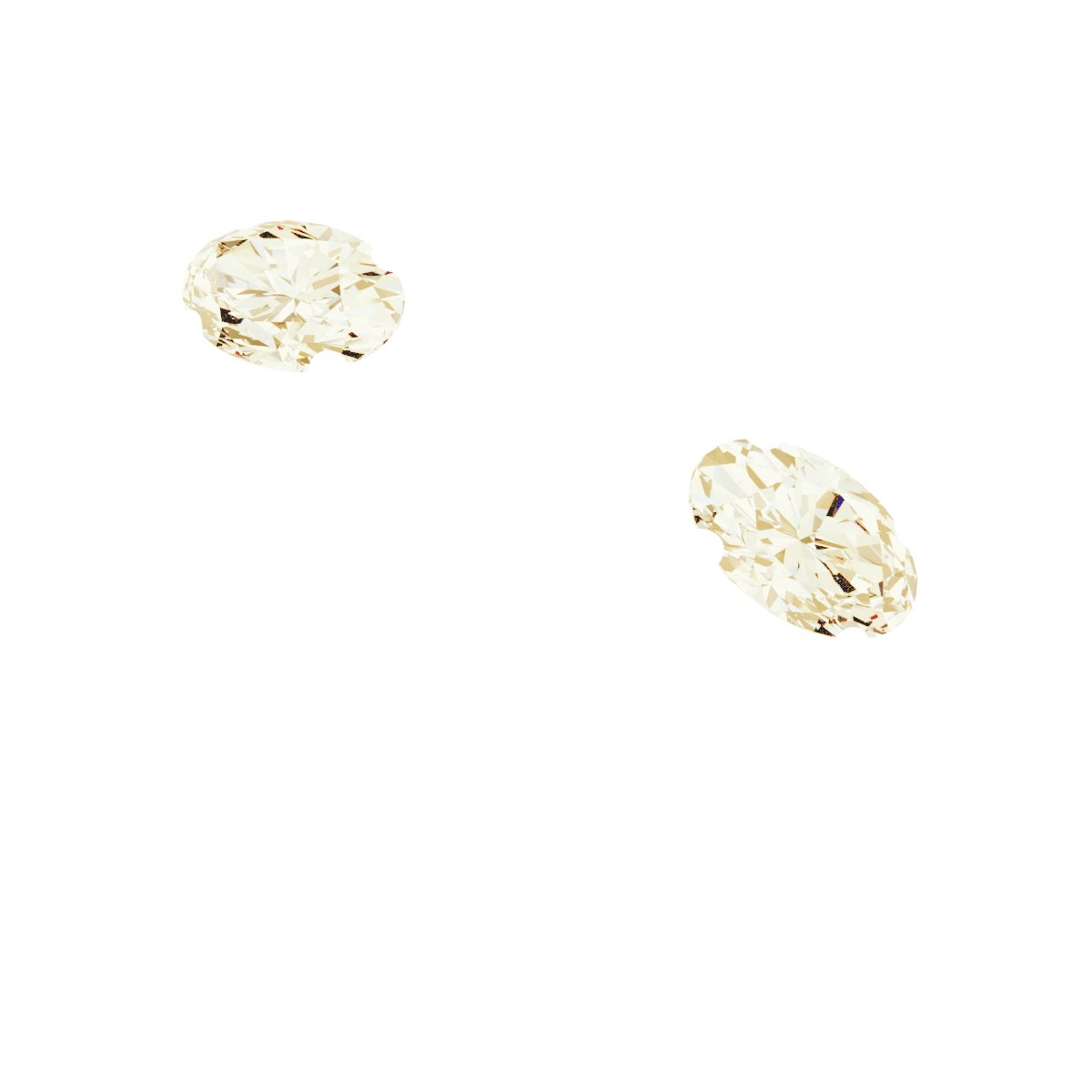 14K Yellow Gold 8x6 mm Oval 1/3 CTW Lab-Grown Diamond Semi-Set Engagement Ring