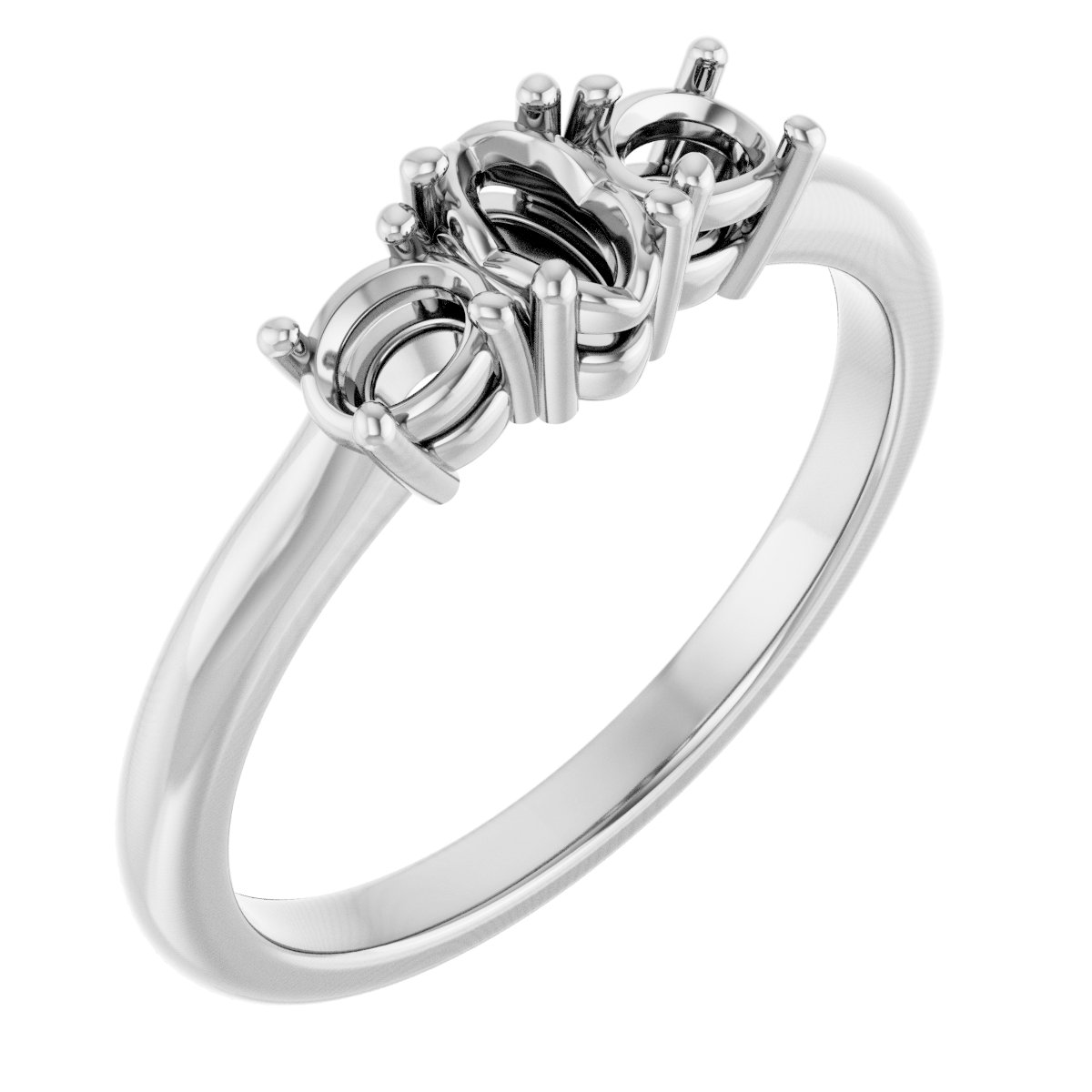 Three-Stone Engagement Ring