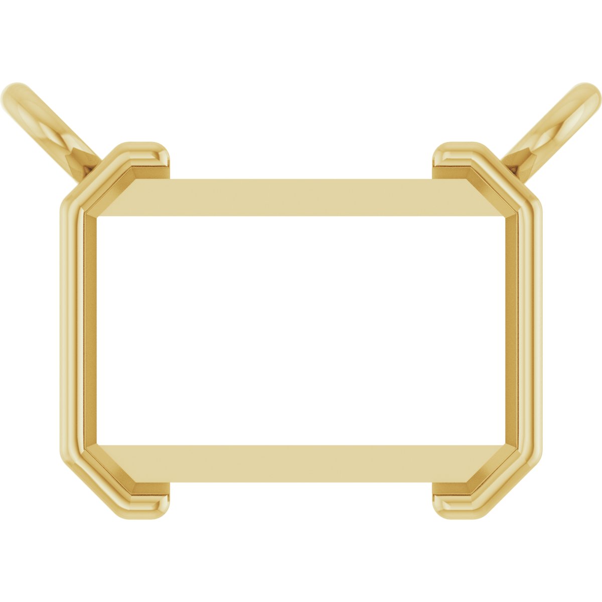 Half-Bezel  Necklace Center