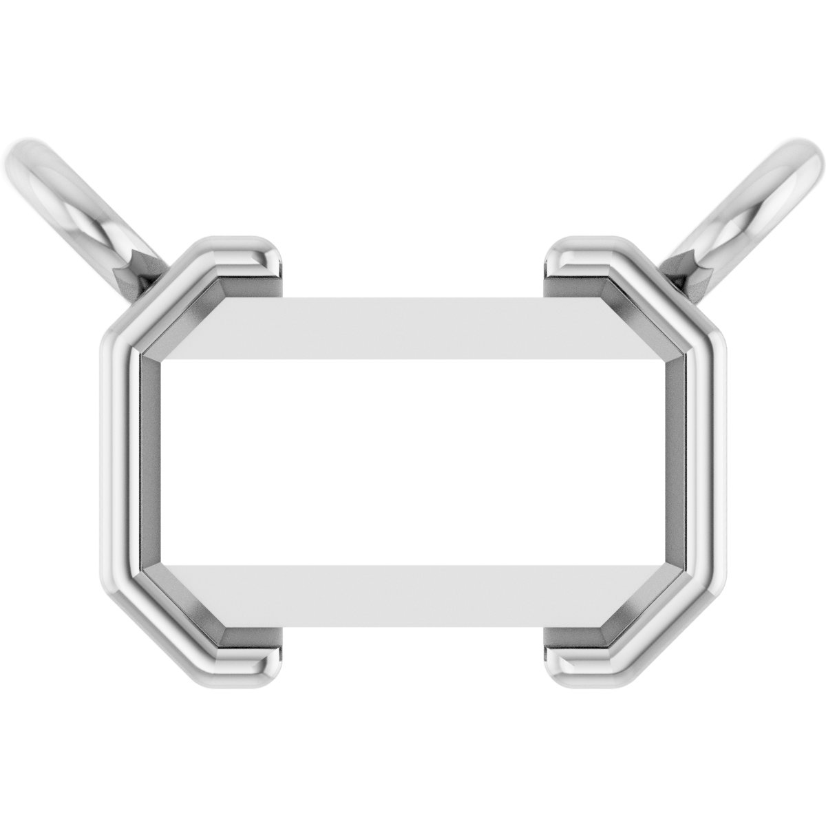 Half-Bezel  Necklace Center