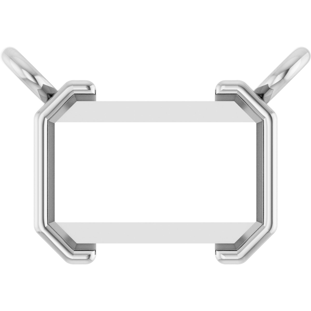 Half-Bezel  Necklace Center