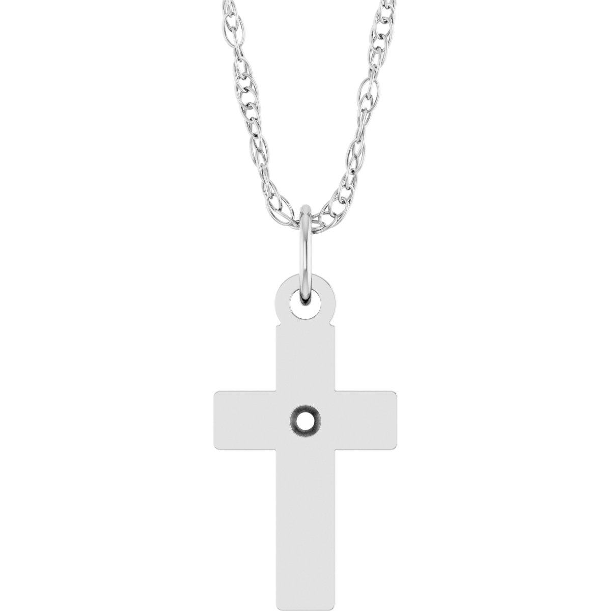 Accented Cross Necklace or Pendant
