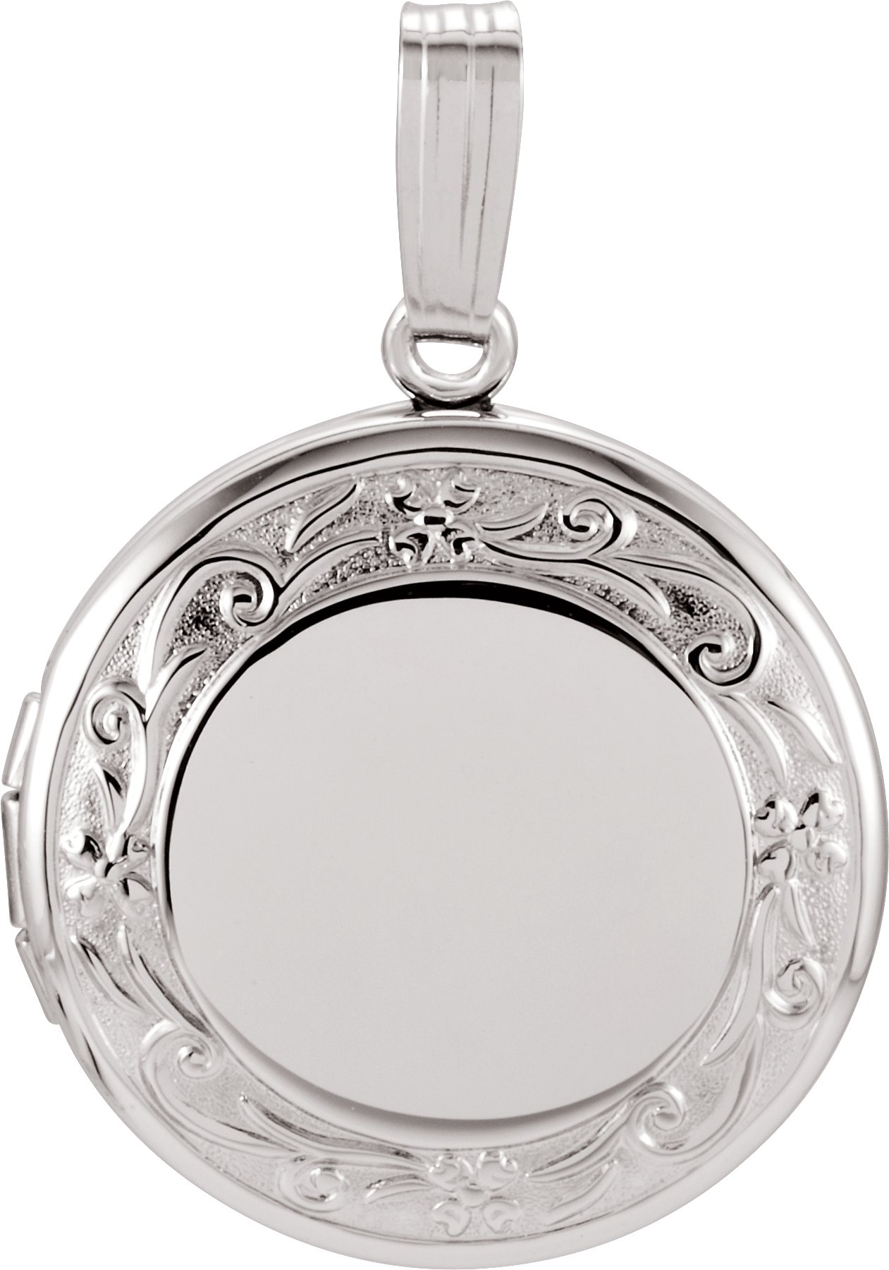 SS 26.8x18.7 mm Round Locket Ref 745837