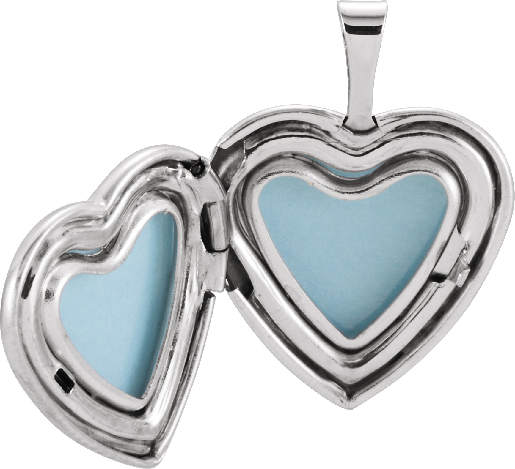 Sterling Silver 21.4x15.8 mm Tri-Color Cross & Roses Locket