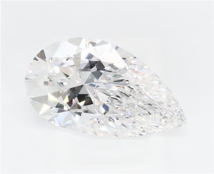 2.87 CT Pear Lab-Grown Diamond Surrey Vancouver Canada Langley Burnaby Richmond